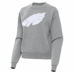 Philadelphia Eagles Antigua Women's Victory Pullover Sweatshirt - Heather Gray Pullover