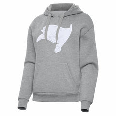 Tampa Bay Buccaneers Antigua Women's Victory Pullover Hoodie - Heather Gray Hoodies
