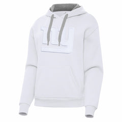 New York Giants Antigua Women's Victory Pullover Hoodie - White Hoodies