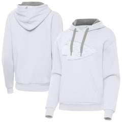 Kansas City Chiefs Antigua Women's Victory Pullover Hoodie - White Hoodies