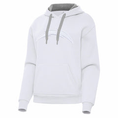 Los Angeles Chargers Antigua Women's Victory Pullover Hoodie - White Hoodies