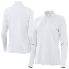Indianapolis Colts Antigua Women's Reprocess Quarter-Zip Top - White Tops
