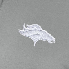Denver Broncos Antigua Women's Reprocess Quarter-Zip Top - Gray Tops