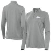 Seattle Seahawks Antigua Women's Reprocess Quarter-Zip Top - Gray Tops