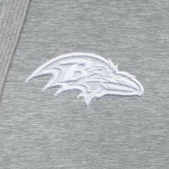 Baltimore Ravens Antigua Women's Victory Pullover Hoodie - Heather Gray Hoodies
