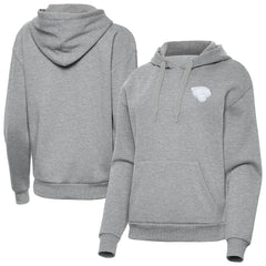 Jacksonville Jaguars Antigua Women's Victory Pullover Hoodie - Heather Gray Hoodies