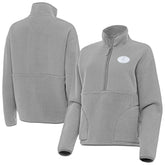 San Francisco 49ers Antigua Women's Figure Half-Zip Sweatshirt - Gray Sweatshirts