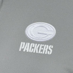 Green Bay Packers Antigua Women's Reprocess Quarter-Zip Top - Gray Tops