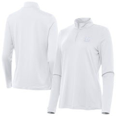 Cincinnati Bengals Antigua Women's Reprocess Quarter-Zip Top - White Tops