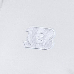 Cincinnati Bengals Antigua Women's Reprocess Quarter-Zip Top - White Tops
