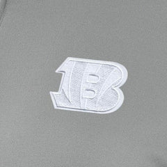Cincinnati Bengals Antigua Women's Reprocess Quarter-Zip Top - Gray Tops