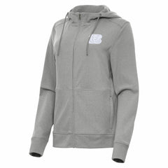 Cincinnati Bengals Antigua Women's Seeker Full-Zip Hoodie Jacket - Heather Gray Hoodies