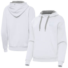 New York Giants Antigua Women's Victory Pullover Hoodie - White Hoodies