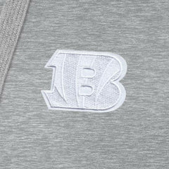 Cincinnati Bengals Antigua Women's Victory Pullover Hoodie - Heather Gray Hoodies