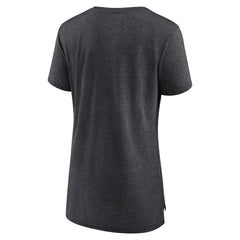Las Vegas Raiders Women's Vintage Graphic Tri-Blend Scoop Neck T-Shirt - Charcoal T-shirts