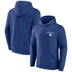 Toronto Maple Leafs Blue Team Lockup Pullover Hoodie | US 202391432