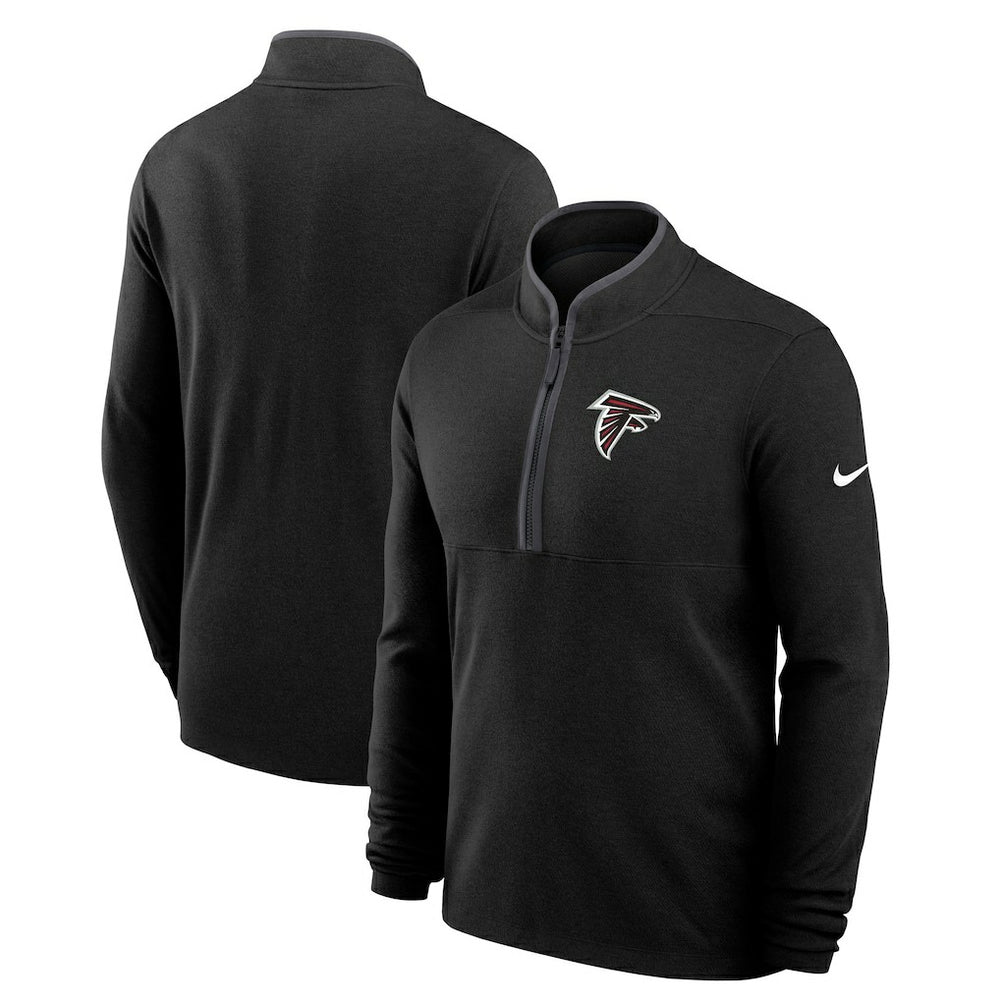 Atlanta Falcons Lightweight Victory Dri-FIT Half-Zip Pullover - Black Pullover