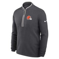 Cleveland Browns Lightweight Victory Dri-FIT Half-Zip Pullover - Anthracite Pullover
