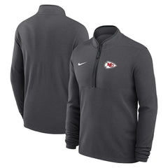 Kansas City Chiefs Lightweight Victory Dri-FIT Half-Zip Pullover - Anthracite Pullover