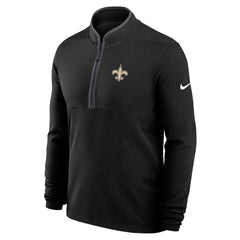 New Orleans Saints Lightweight Victory Dri-FIT Half-Zip Pullover - Black Pullover