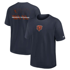 Chicago Bears Dominate The Game Essential Max90 T-Shirt - Navy T-shirts