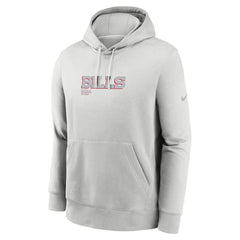 Buffalo Bills Edge Pack French Terry Club Pullover Hoodie - Gray Hoodies