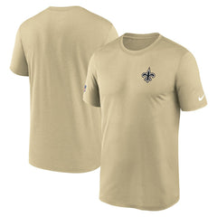 New Orleans Saints Sideline Alt Pack Legend Dri-FIT T-Shirt - Gold T-shirts