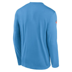 Tennessee Titans Legend Oilers Throwback Dri-FIT Long Sleeve T-Shirt - Navy T-shirts