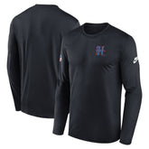 Houston Texans Legend Small Logo Dri-FIT Long Sleeve T-Shirt - Navy T-shirts