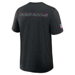 Cincinnati Bengals 2025 NFL Crucial Catch Tri-Blend Dri-FIT T-Shirt - Black T-shirts