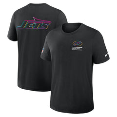 New York Jets 2025 NFL Crucial Catch Tri-Blend Dri-FIT T-Shirt - Black T-shirts