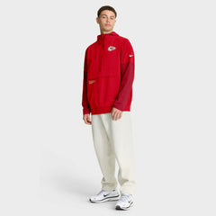 Kansas City Chiefs Sideline Anorak Half-Zip Hoodie Jacket - Red Hoodies