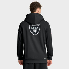 Las Vegas Raiders Sideline Standard Issue Utility Player Dri-FIT Full-Zip Hoodie - Black Hoodies