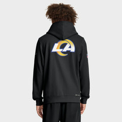Los Angeles Rams Sideline Standard Issue Utility Player Dri-FIT Full-Zip Hoodie - Black Hoodies
