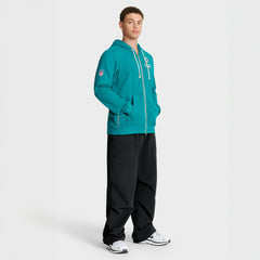 Miami Dolphins Sideline Standard Issue Utility Player Dri-FIT Full-Zip Hoodie - Aqua Hoodies