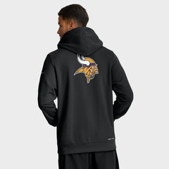 Minnesota Vikings Sideline Standard Issue Utility Player Dri-FIT Full-Zip Hoodie - Black Hoodies