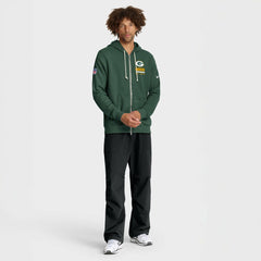 Green Bay Packers Sideline Standard Issue Utility Player Dri-FIT Full-Zip Hoodie - Green Hoodies