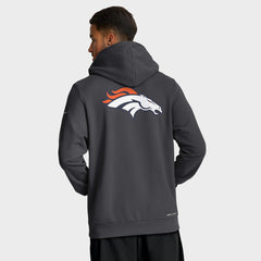 Denver Broncos Sideline Standard Issue Utility Player Dri-FIT Full-Zip Hoodie - Anthracite Hoodies