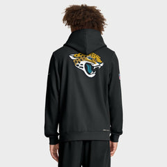 Jacksonville Jaguars Sideline Standard Issue Utility Player Dri-FIT Full-Zip Hoodie - Black Hoodies