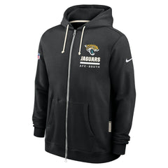 Jacksonville Jaguars Sideline Standard Issue Utility Player Dri-FIT Full-Zip Hoodie - Black Hoodies