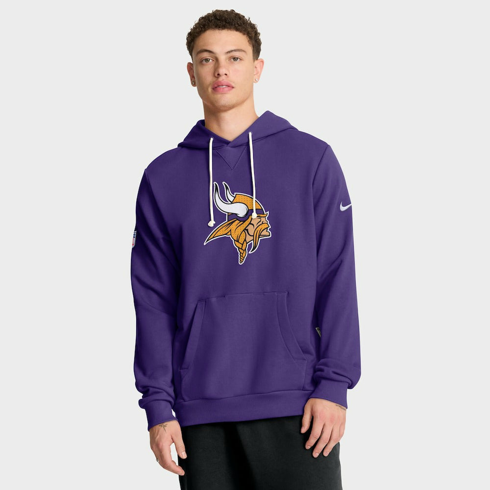 Minnesota Vikings Sideline Standard Issue Initial Home Dri-FIT Hoodie - Purple Hoodies