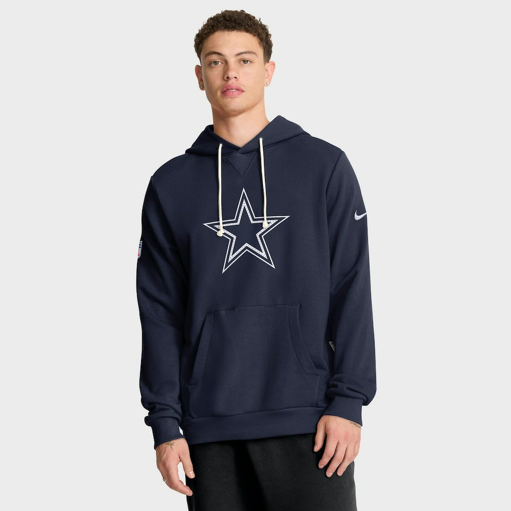 Dallas Cowboys Sideline Standard Issue Initial Home Dri-FIT Hoodie - Navy Hoodies