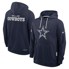 Dallas Cowboys Sideline Standard Issue Initial Home Dri-FIT Hoodie - Navy Hoodies