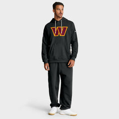 Washington Commanders Sideline Standard Issue Initial Home Dri-FIT Hoodie - Black Hoodies