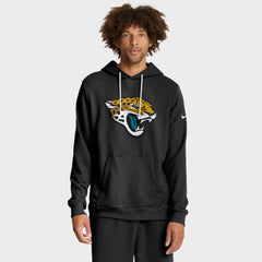 Jacksonville Jaguars Sideline Standard Issue Initial Home Dri-FIT Hoodie - Black Hoodies