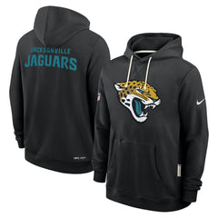 Jacksonville Jaguars Sideline Standard Issue Initial Home Dri-FIT Hoodie - Black Hoodies