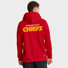 Kansas City Chiefs Sideline Standard Issue Initial Home Dri-FIT Hoodie - Red Hoodies