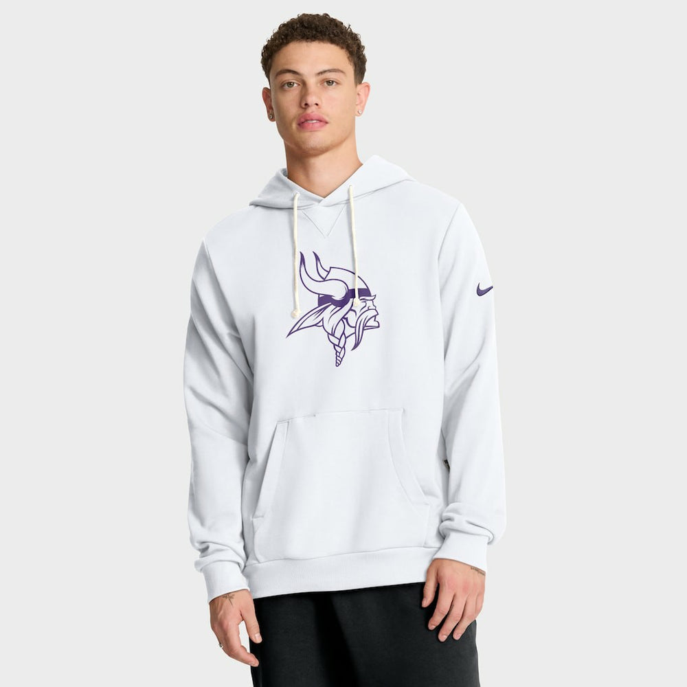 Minnesota Vikings Sideline Standard Issue Alt 2 Dri-FIT Hoodie - White Hoodies