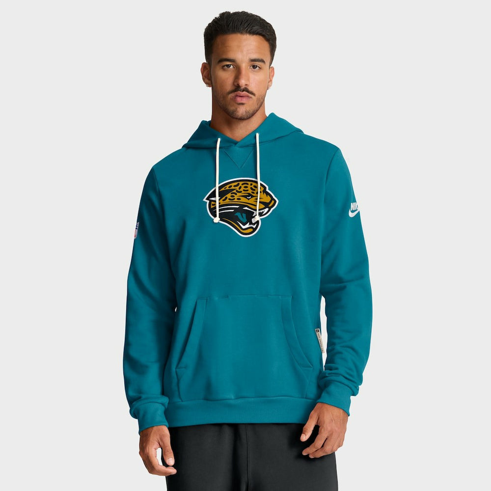 Jacksonville Jaguars Sideline Standard Issue Alt 2 Dri-FIT Hoodie - Teal Hoodies