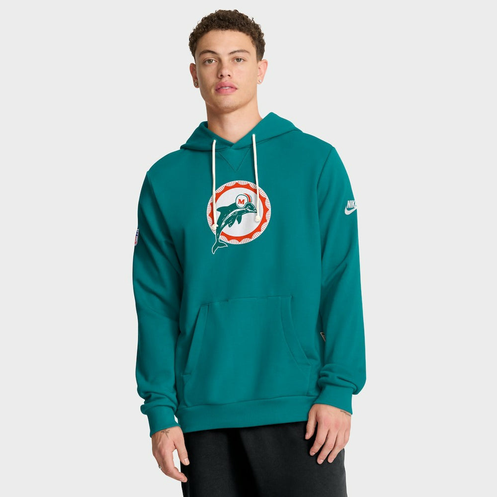 Miami Dolphins Sideline Standard Issue Alt 2 Dri-FIT Hoodie - Aqua Hoodies